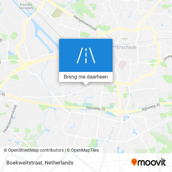 Boekweitstraat kaart