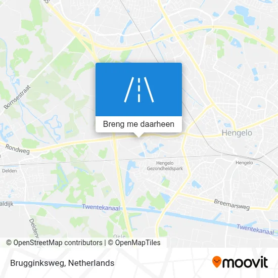 Brugginksweg kaart