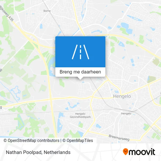 Nathan Poolpad kaart