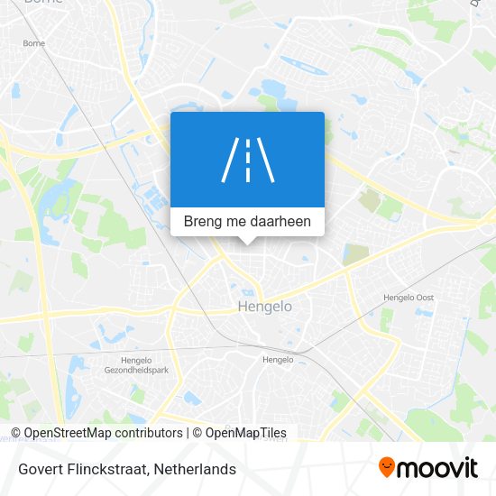 Govert Flinckstraat kaart