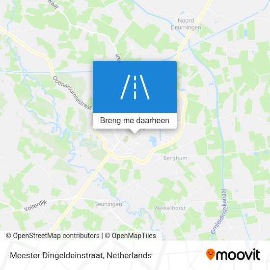 Meester Dingeldeinstraat kaart