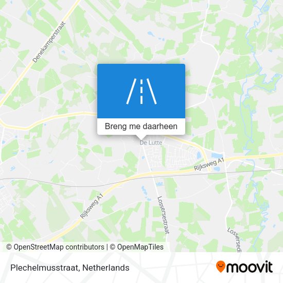 Plechelmusstraat kaart