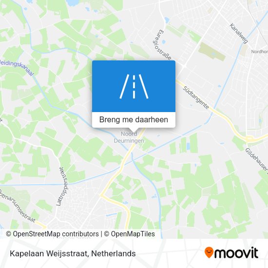 Kapelaan Weijsstraat kaart