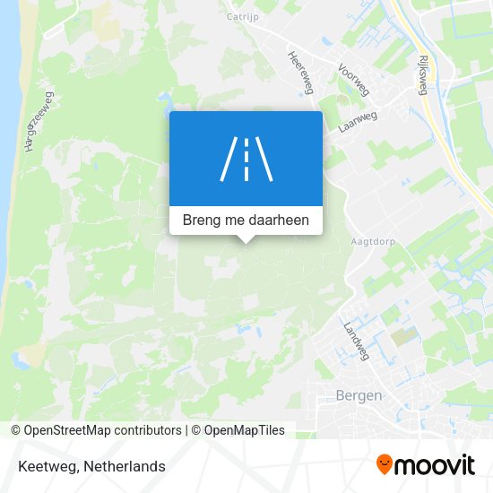 Keetweg kaart