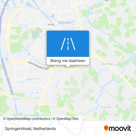 Springerstraat kaart