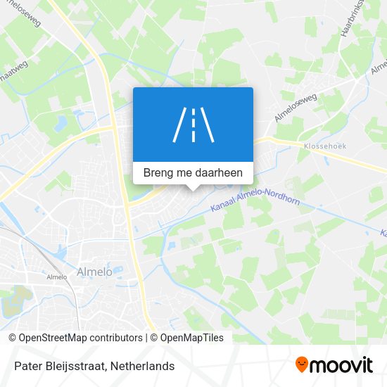 Pater Bleijsstraat kaart