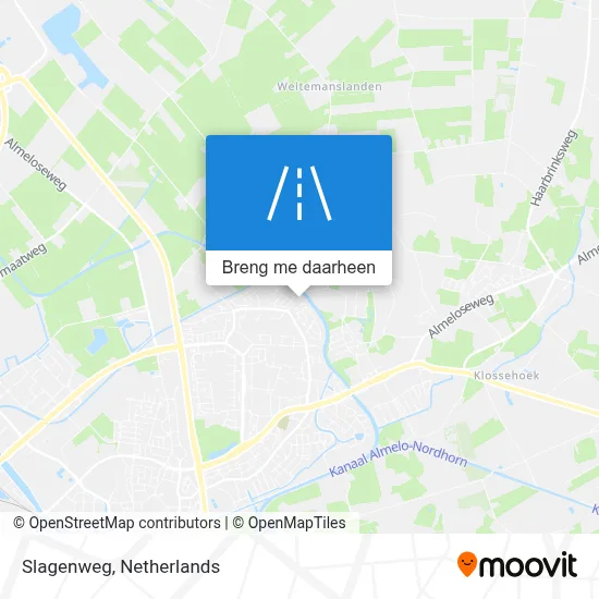 Slagenweg kaart