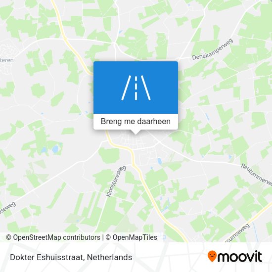Dokter Eshuisstraat kaart
