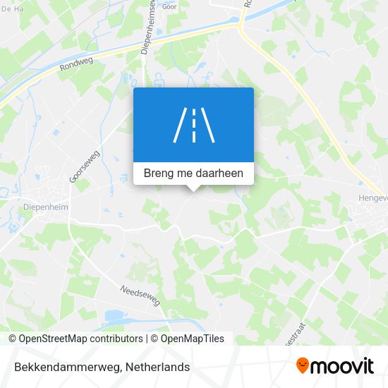 Bekkendammerweg kaart