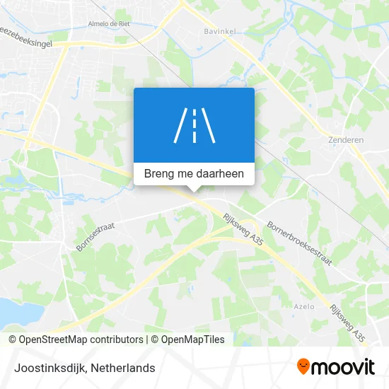 Joostinksdijk kaart