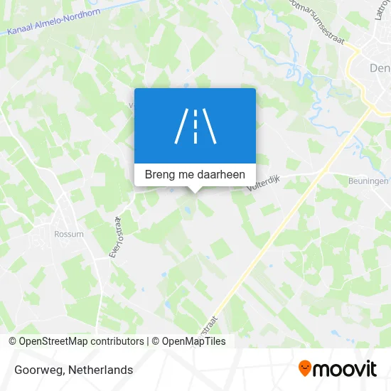 Goorweg kaart