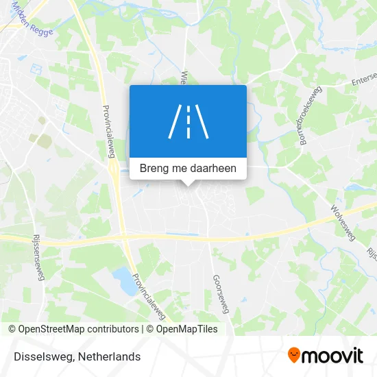 Disselsweg kaart