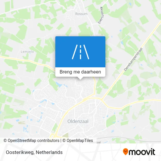 Oosterikweg kaart