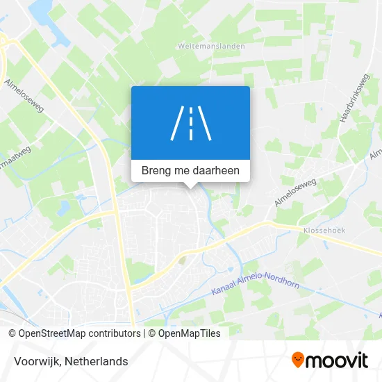 Voorwijk kaart