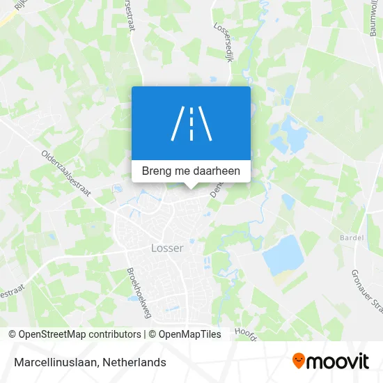 Marcellinuslaan kaart