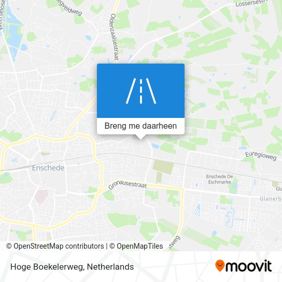 Hoge Boekelerweg kaart