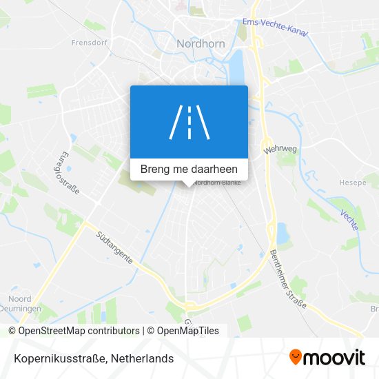 Kopernikusstraße kaart