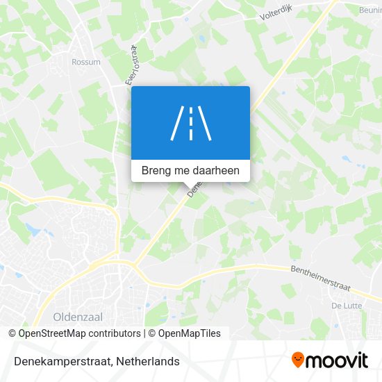 Denekamperstraat kaart
