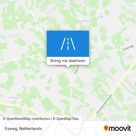 Esweg kaart