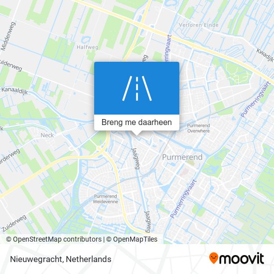 Nieuwegracht kaart