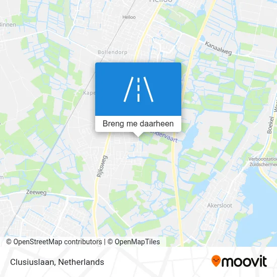 Clusiuslaan kaart