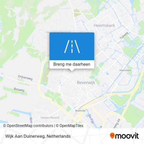 Wijk Aan Duinerweg kaart