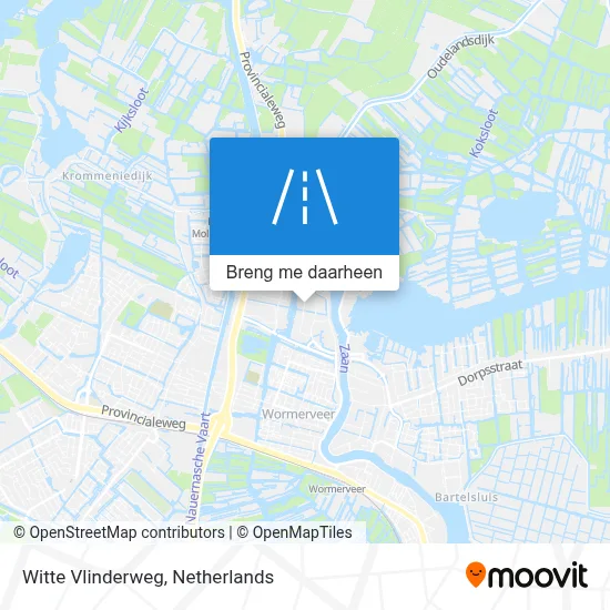 Witte Vlinderweg kaart