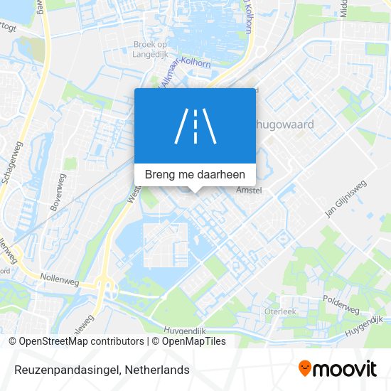 Reuzenpandasingel kaart