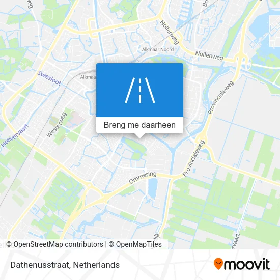 Dathenusstraat kaart