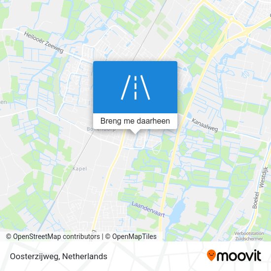 Oosterzijweg kaart