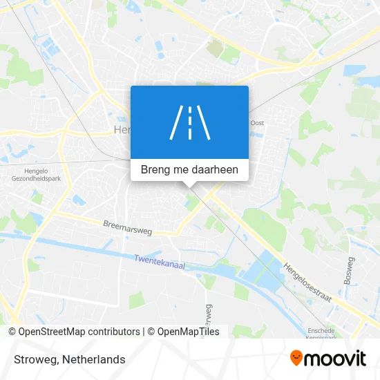 Stroweg kaart
