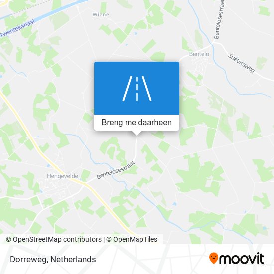 Dorreweg kaart