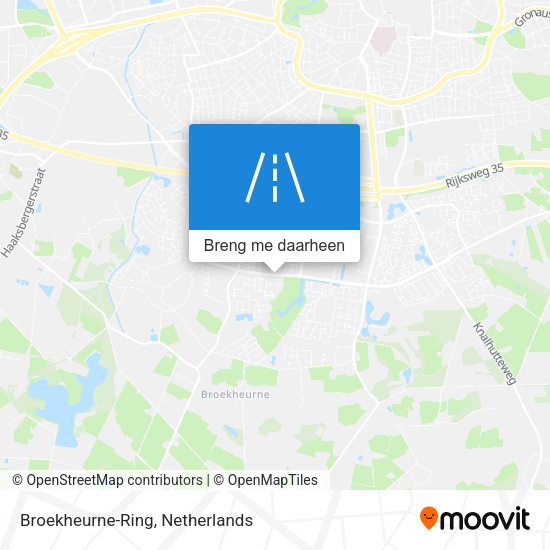 Broekheurne-Ring kaart