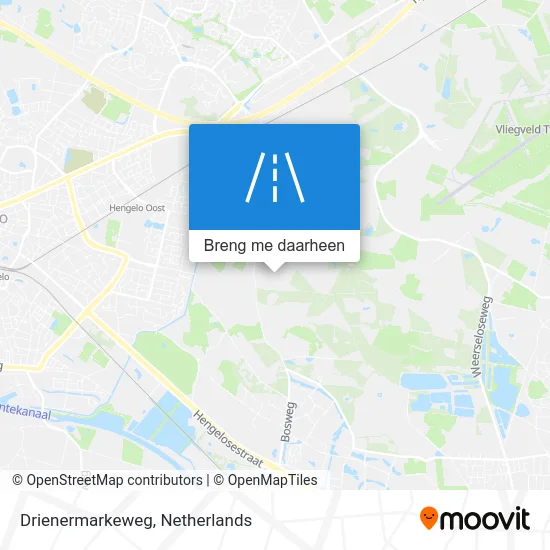 Drienermarkeweg kaart