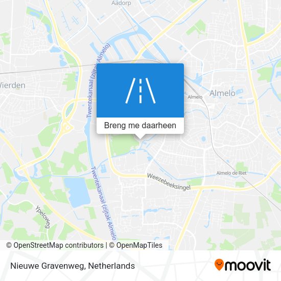 Nieuwe Gravenweg kaart