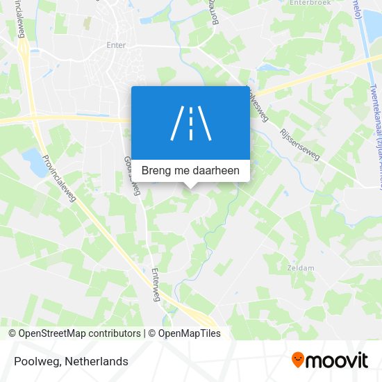 Poolweg kaart