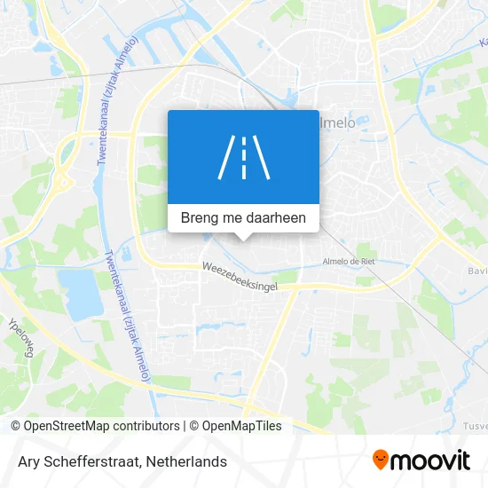 Ary Schefferstraat kaart