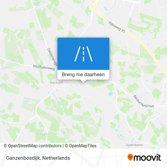 Ganzenbosdijk kaart