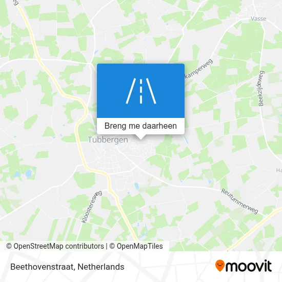 Beethovenstraat kaart