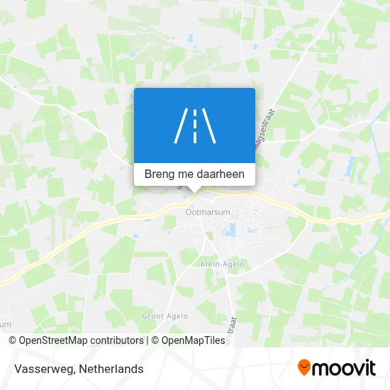 Vasserweg kaart