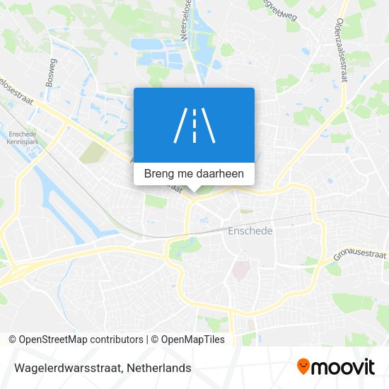 Wagelerdwarsstraat kaart