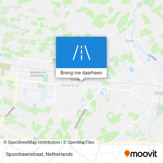 Spoorbaanstraat kaart