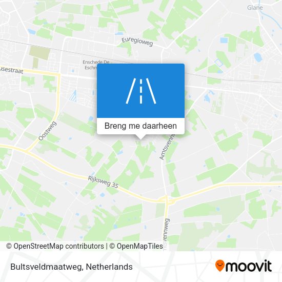 Bultsveldmaatweg kaart