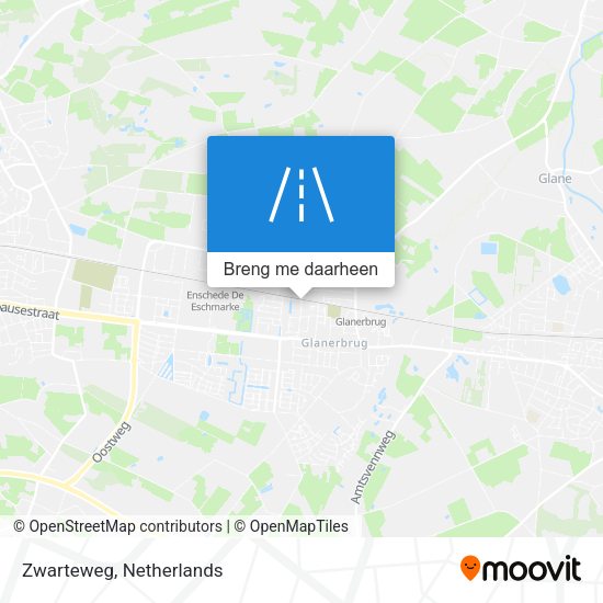 Zwarteweg kaart