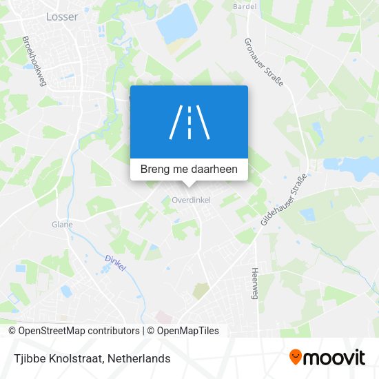Tjibbe Knolstraat kaart