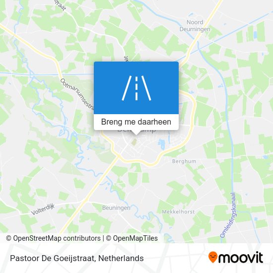 Pastoor De Goeijstraat kaart