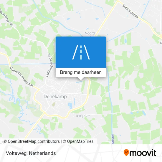 Voltaweg kaart