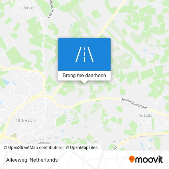 Alleeweg kaart