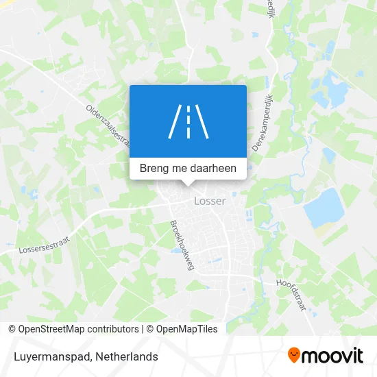 Luyermanspad kaart