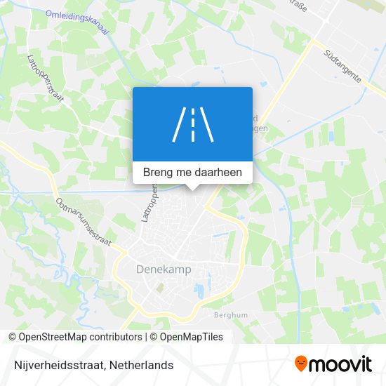 Nijverheidsstraat kaart